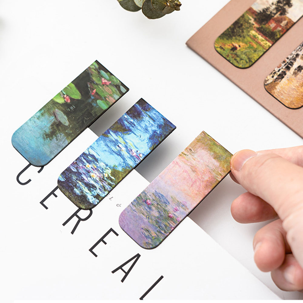 Paperclip Magnetic Set - Set di 4 Segnalibri Magnetici Artistici,