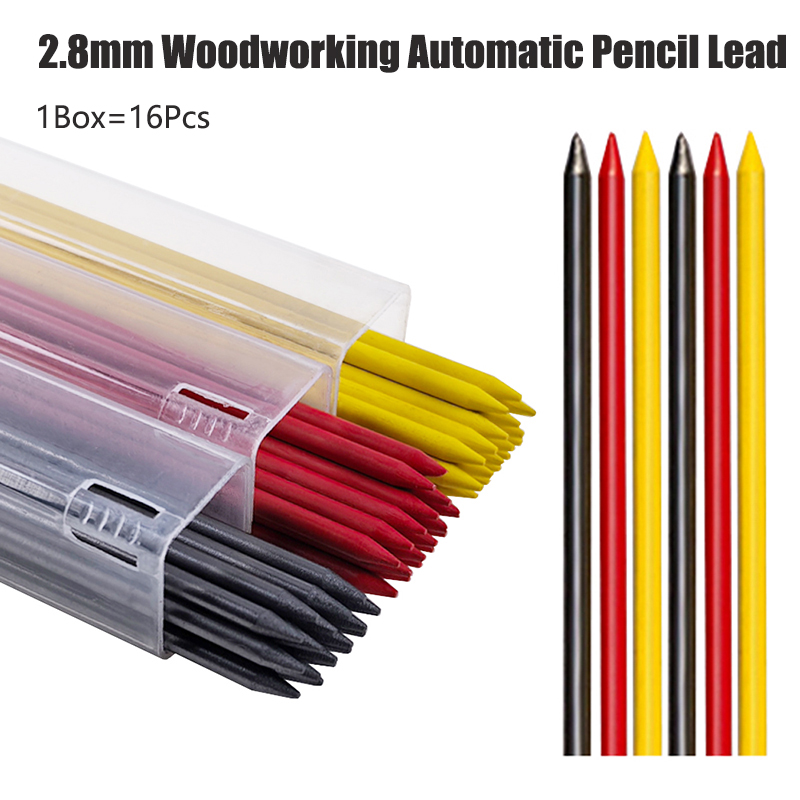 Mechanical Pencil Lead - Matita Automatica per Falegnameria 2.8mm Nera