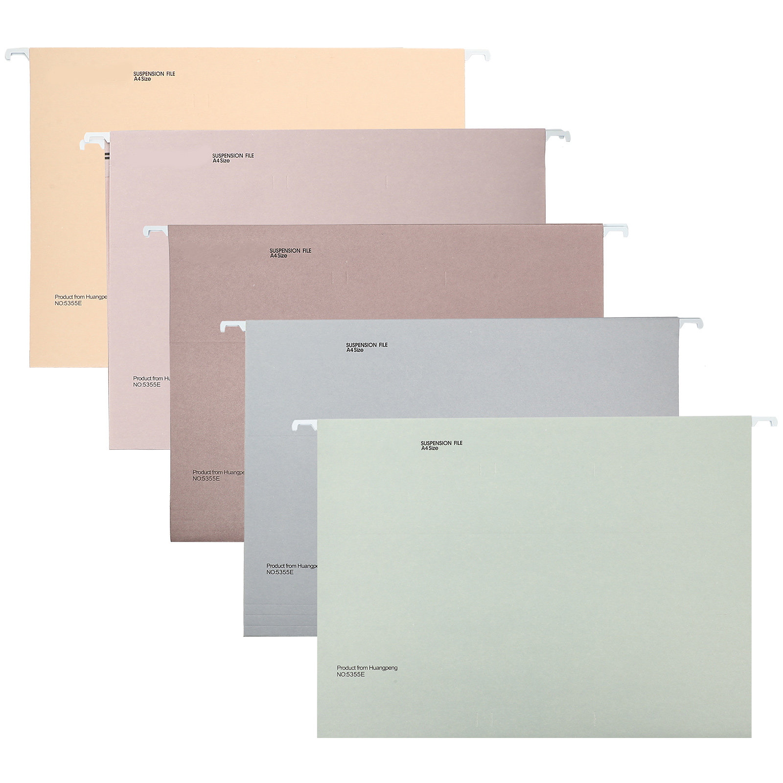 File Folder Hanging - 5 pezzi di cartelle portadocumenti portatili