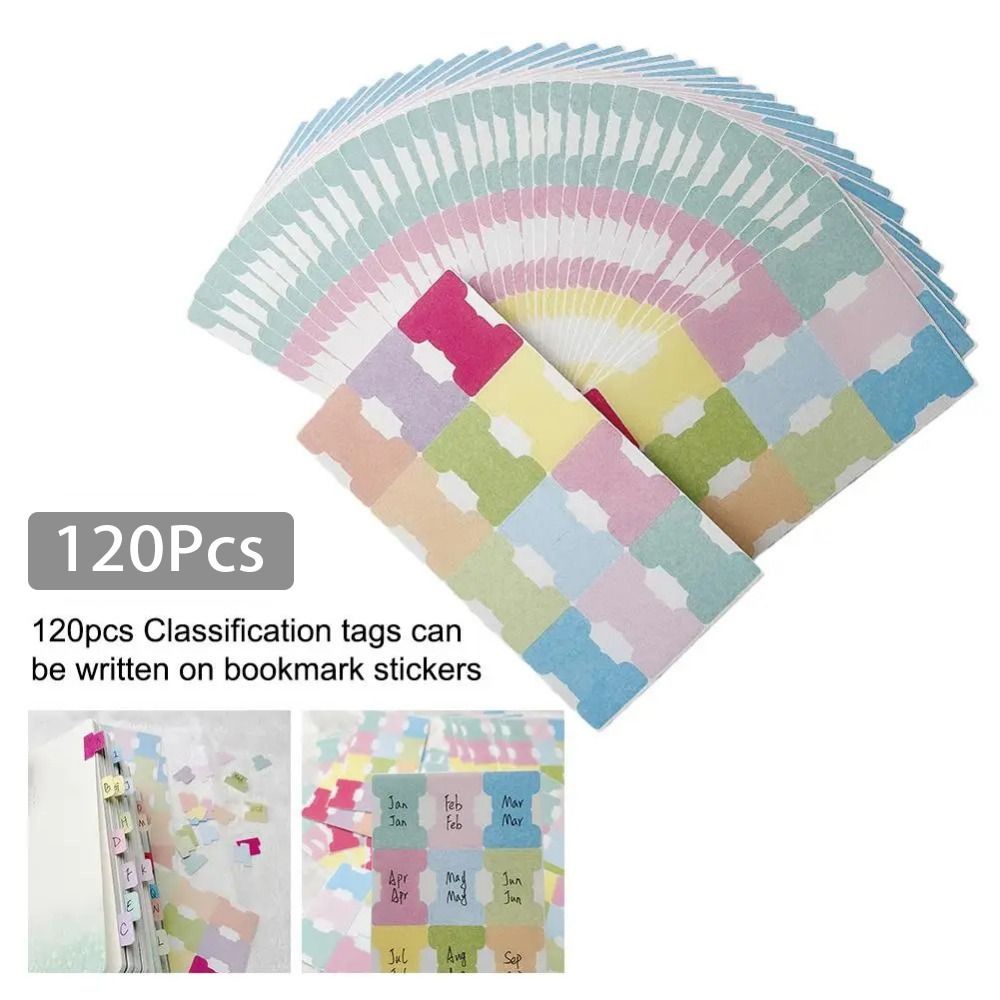 Index Tab Divider - 60/120 pz etichetta indice adesiva scrivibile