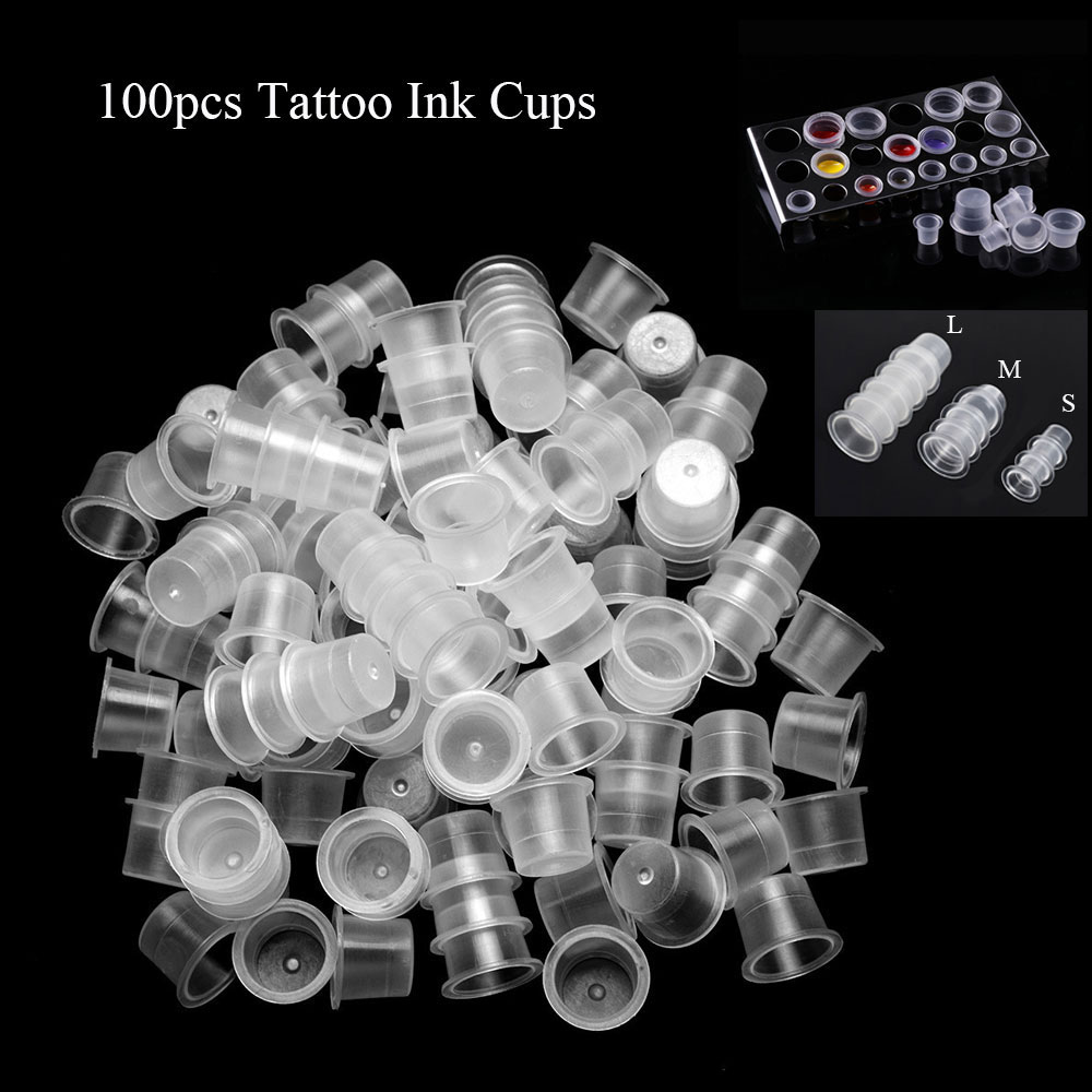 Calligraphy Ink Bottle - Tazze per pigmenti per tatuaggi trasparenti