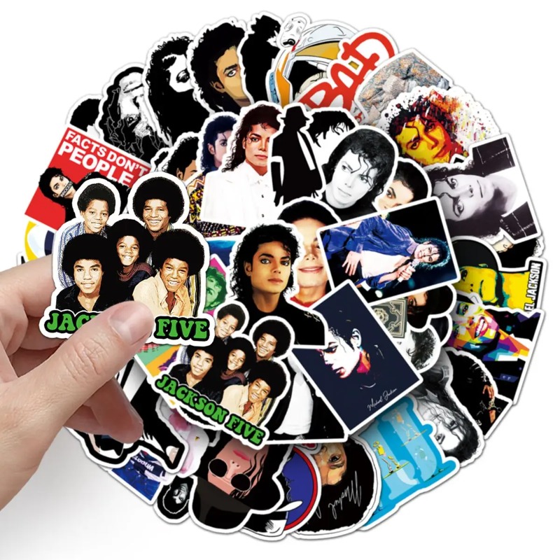 Memo Pad Sticky - 50 Foto di Michael Jackson, Adesivi