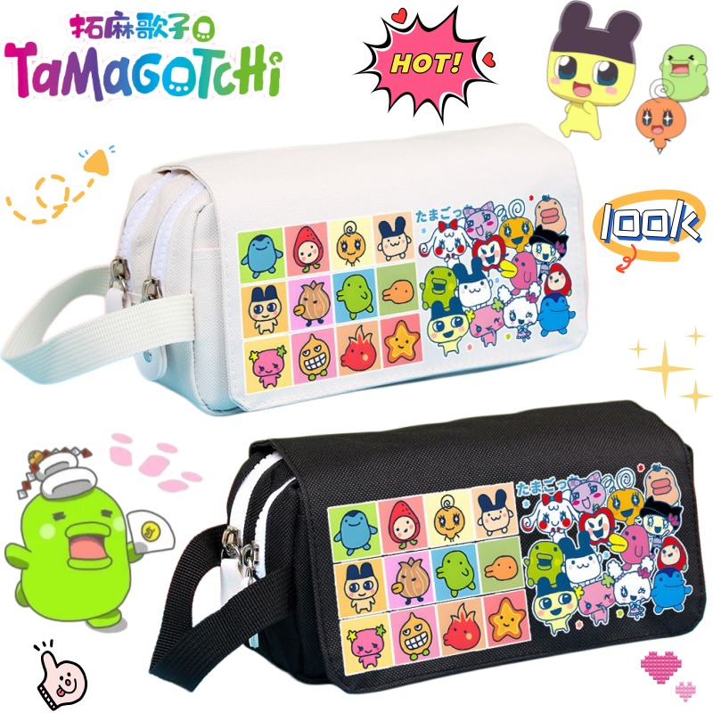 Pencil Case Large - Astuccio creativo a tema animazione Tamagotchi
