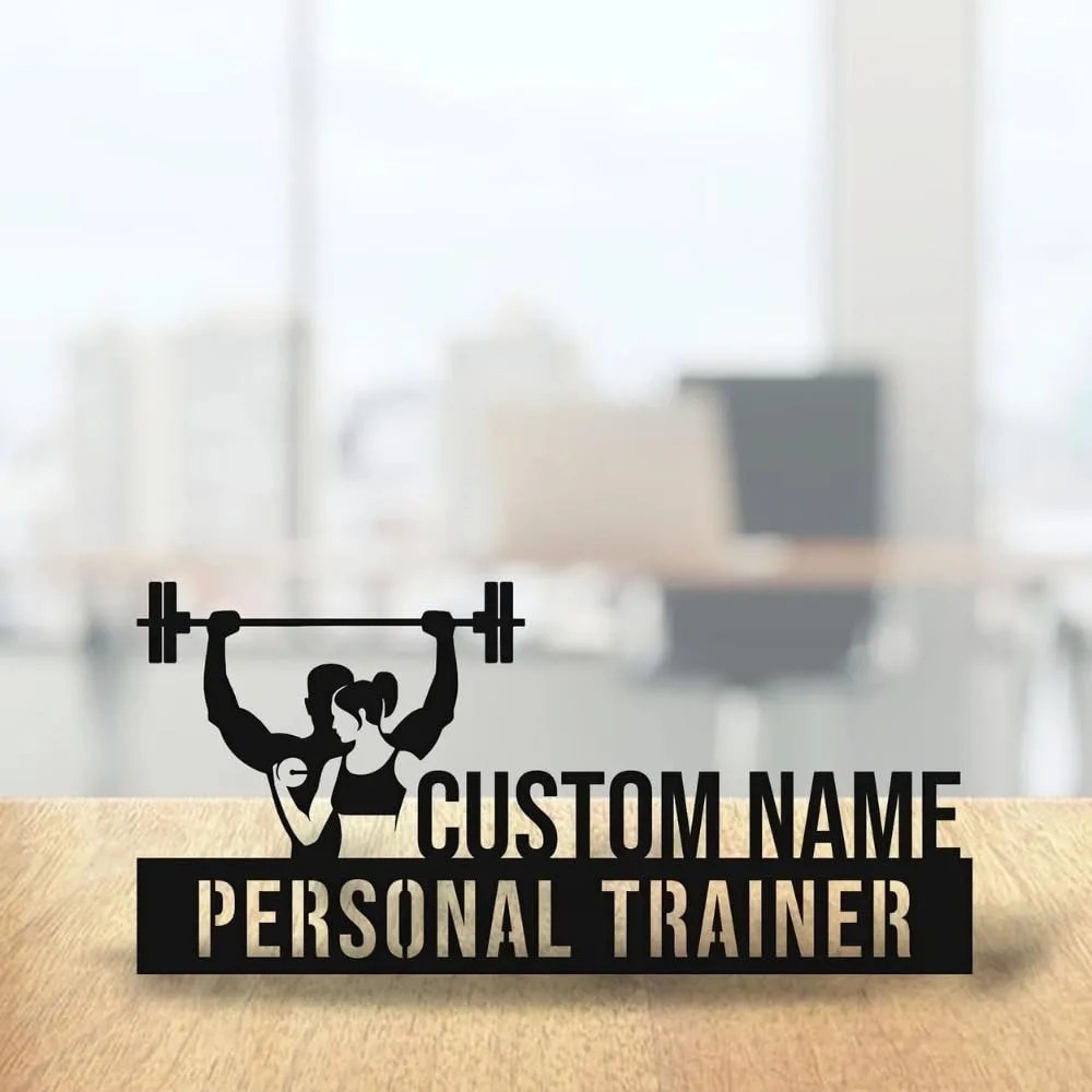 Desk Name Plate - Targa da Scrivania Personalizzata in Metallo