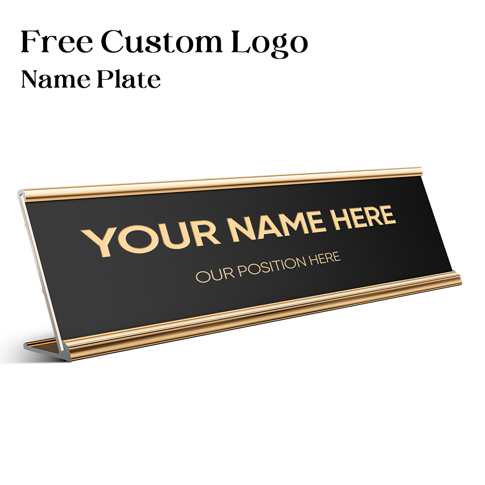 Desk Name Plate - Targhe con nome per ufficio personalizzate