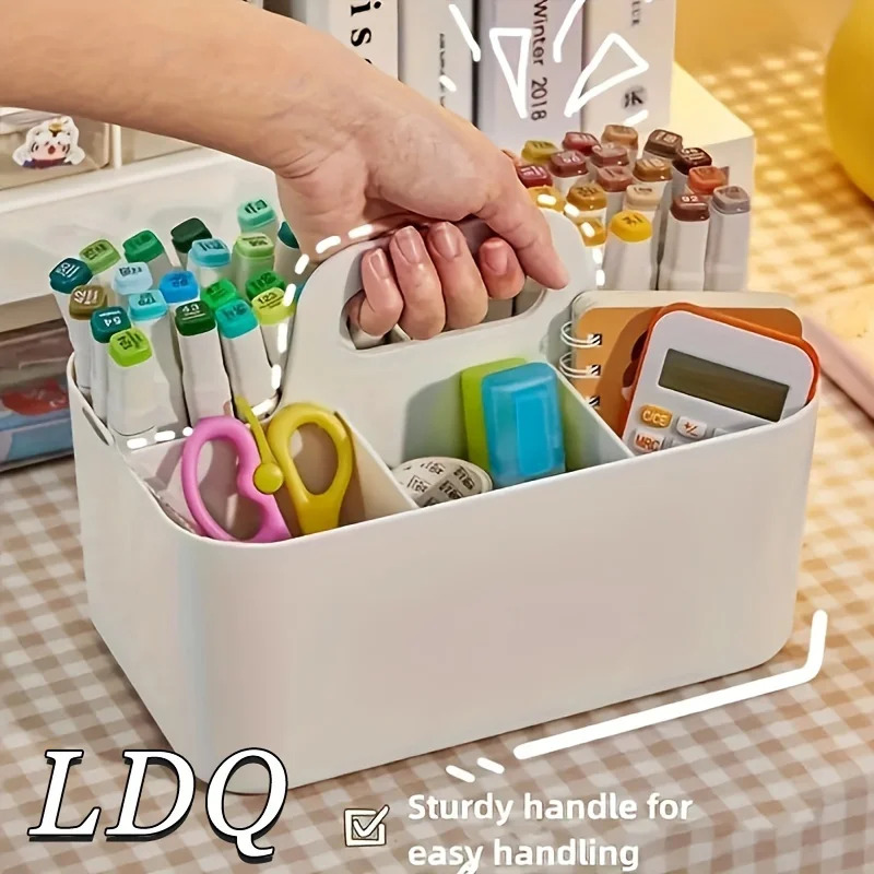Ideal Stationery & Office Supply - Cestino portaoggetti portatile a 5 scomparti:
