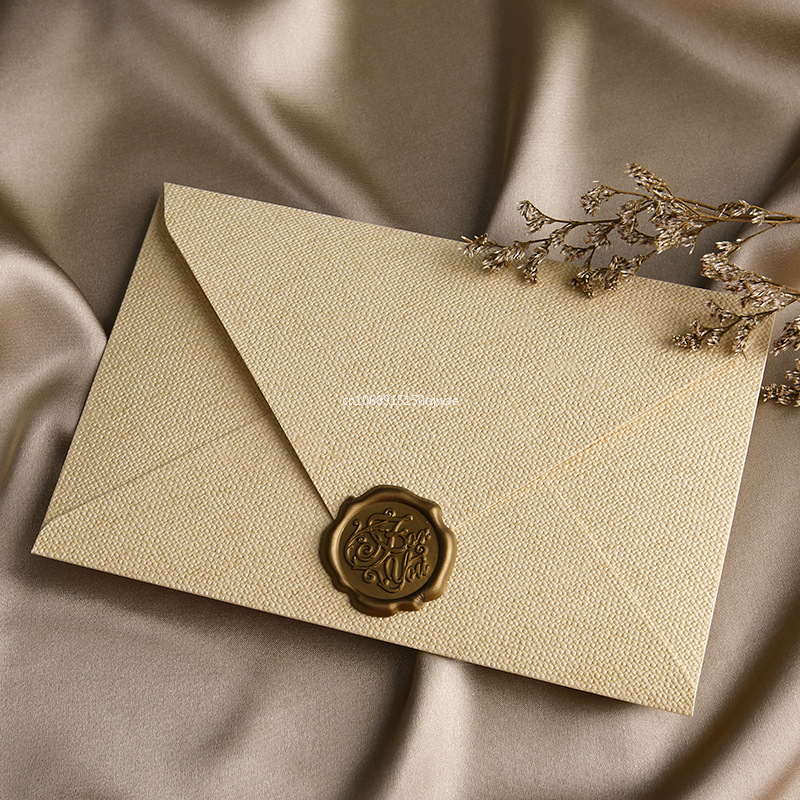 Letter Envelope Kraft - Set di Carta per Lettere in