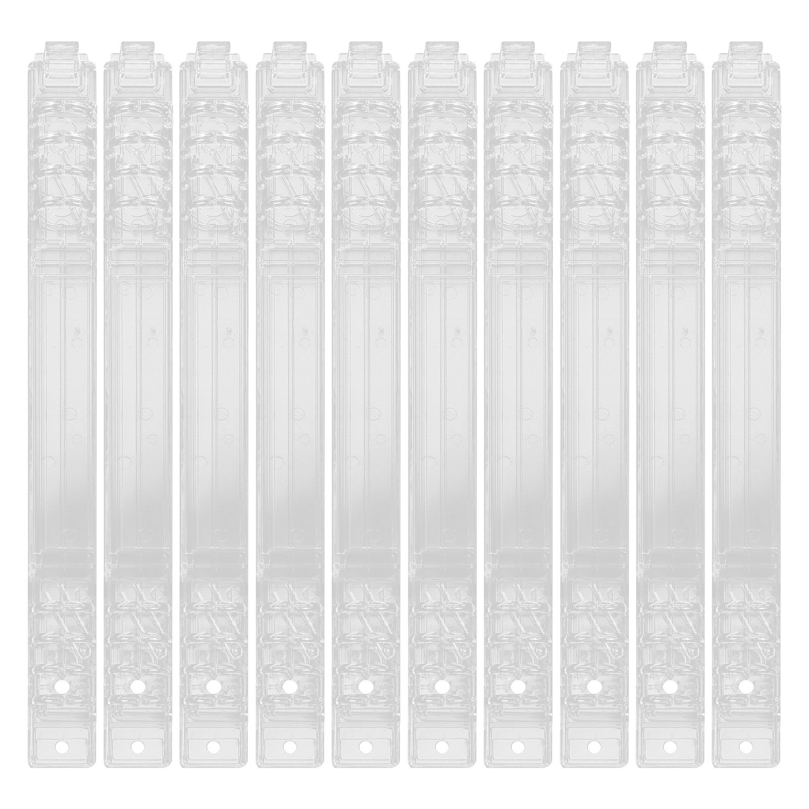 Binding Comb Plastic - 10 Pezzi Anelli per Rilegatura a