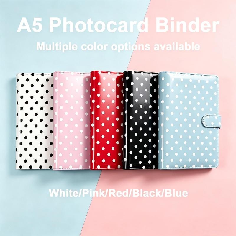 Notebook Dotted A5 - Raccoglitore per carte A5 a pois