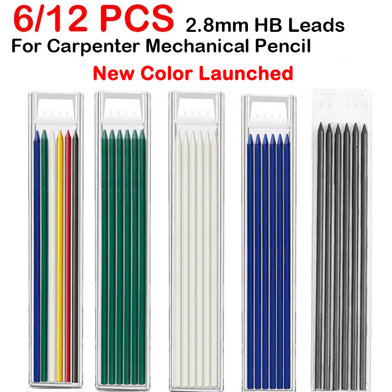Mechanical Pencil Lead - 6/12 pezzi per la lavorazione del