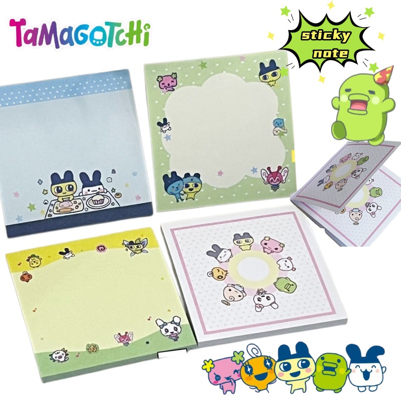 Memo Pad Sticky - 4 Pezzi Tamagotchi Mametchi Memetchi Blocco