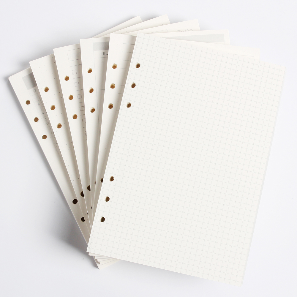 Notebook Dotted A5 - Quaderno raccoglitore classico a 6 fori