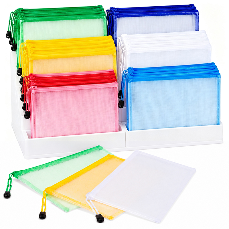 Portfolio Folder Zip - 5/20 pezzi A4/A5 Buste a rete