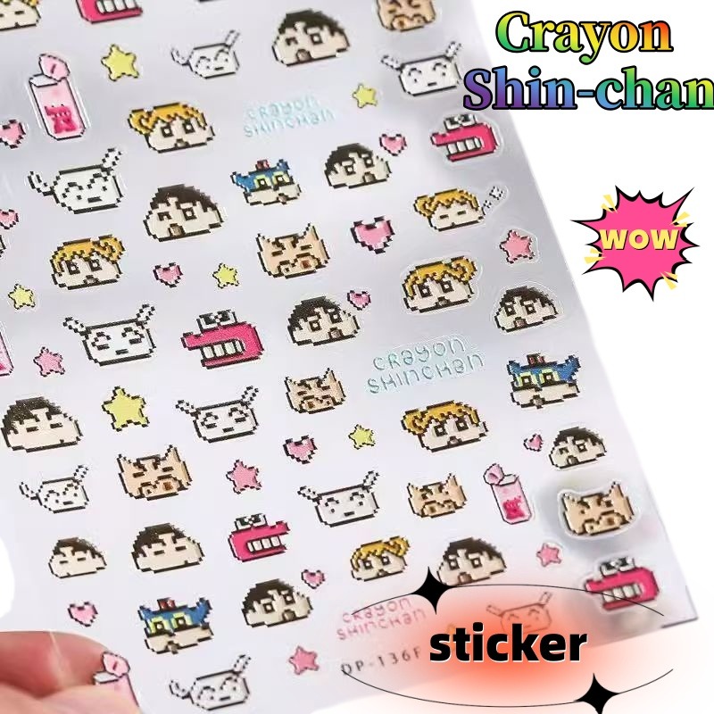 Memo Pad Sticky - Quaderno Creativo Crayon Shin-chan con Adesivi