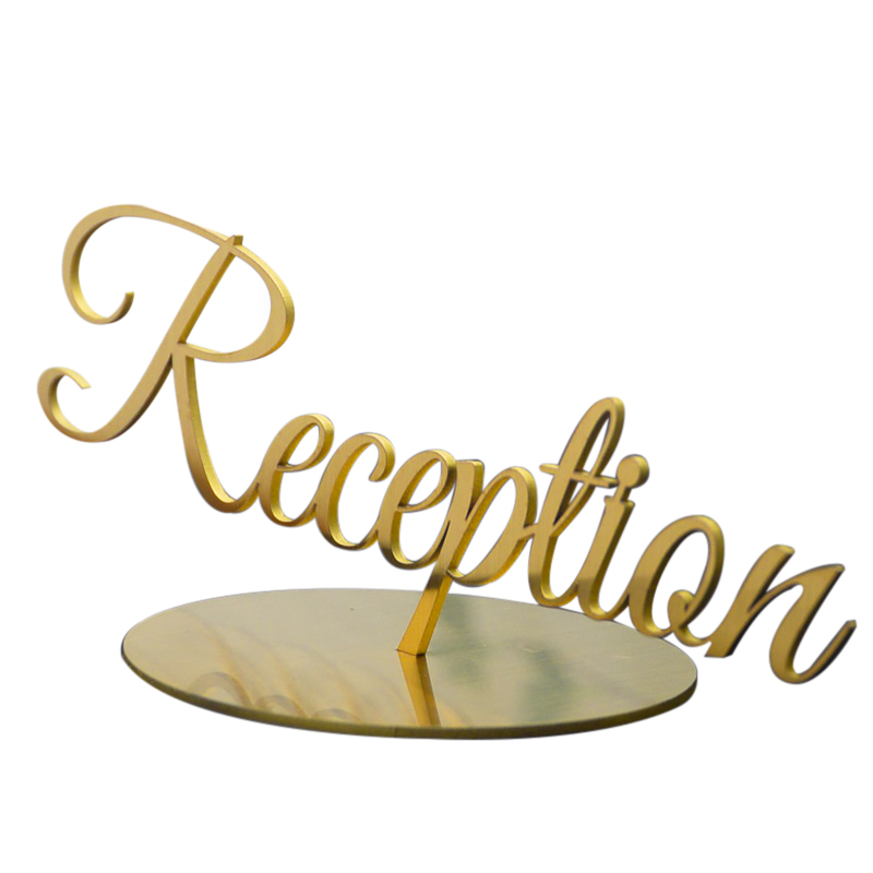 Desk Name Plate - Logo con scritte 3D da tavolo