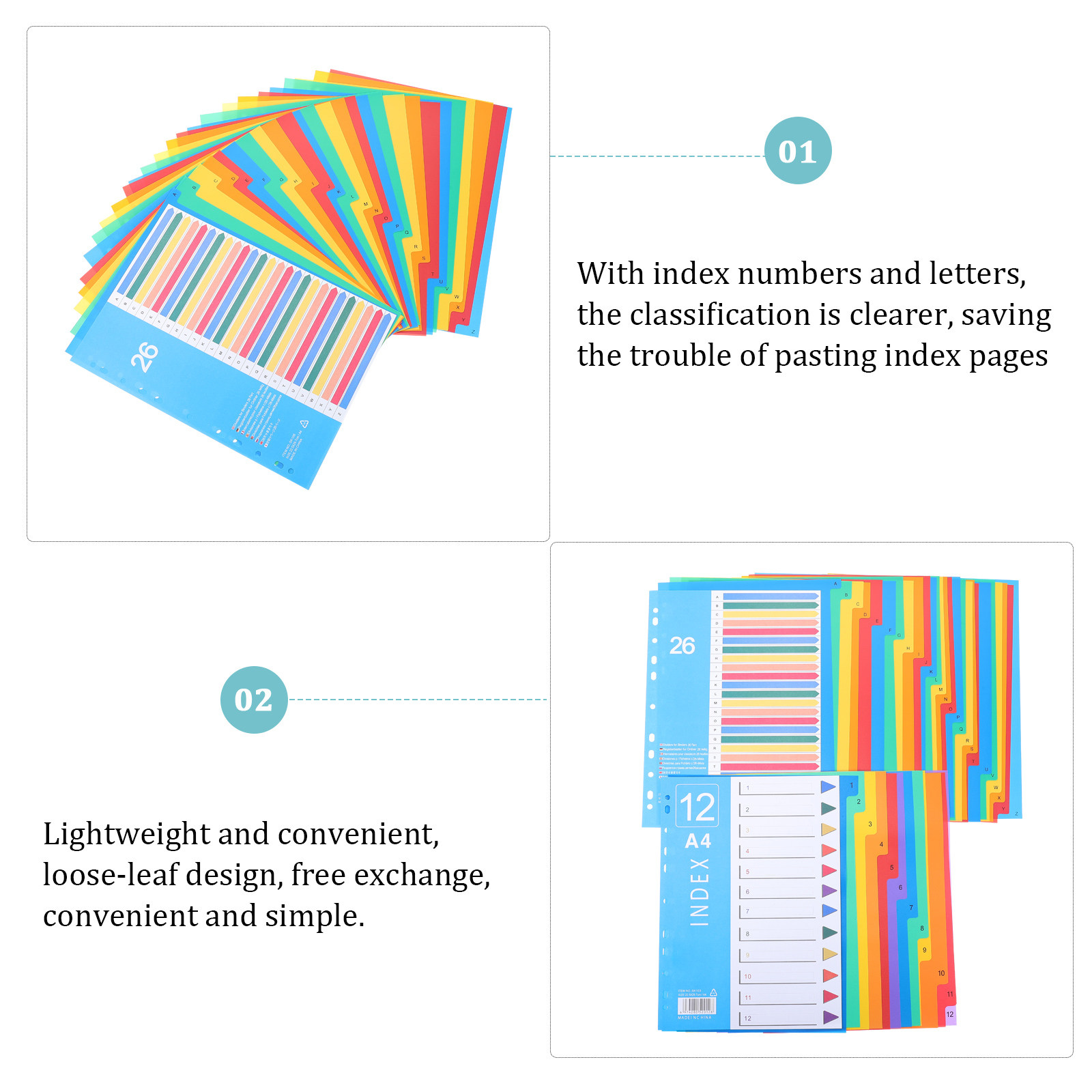 38 Pezzi di Separatori per Car - Index Tab Divider recensione e prezzo