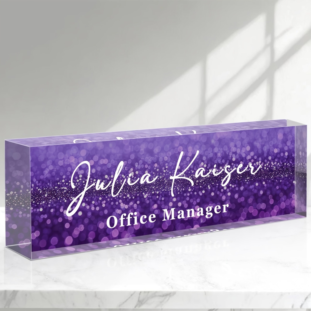 Targa personalizzata in acrili - Desk Name Plate recensione e prezzo
