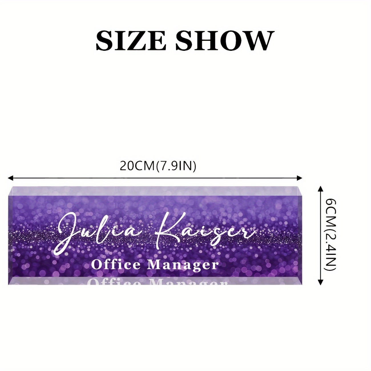 Targa personalizzata in acrili - Desk Name Plate recensione e prezzo