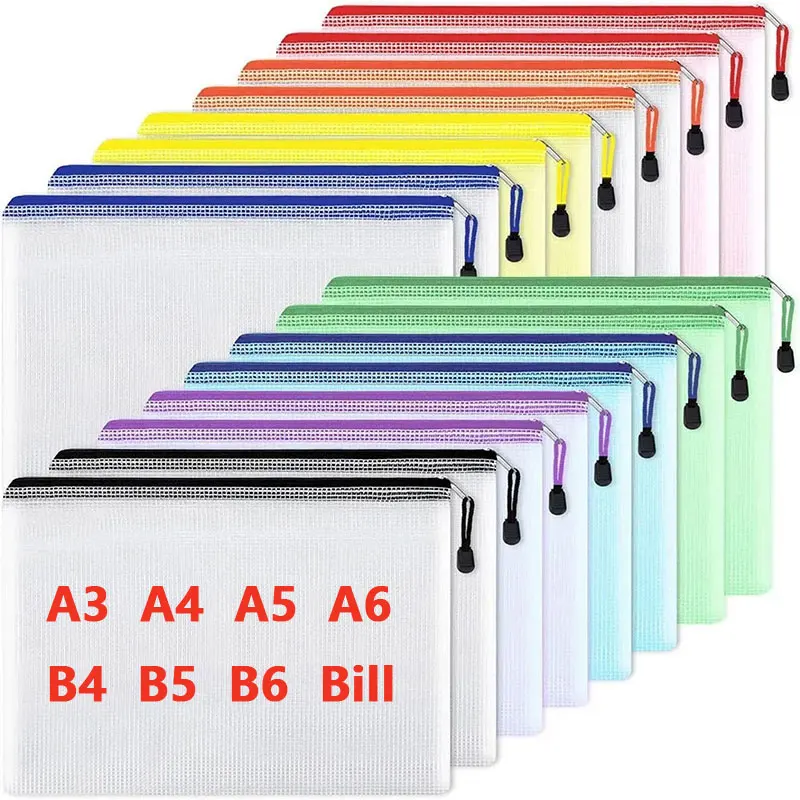 A3/A4/A5/A6 Custodia in rete c - Portfolio Folder Zip recensione e prezzo
