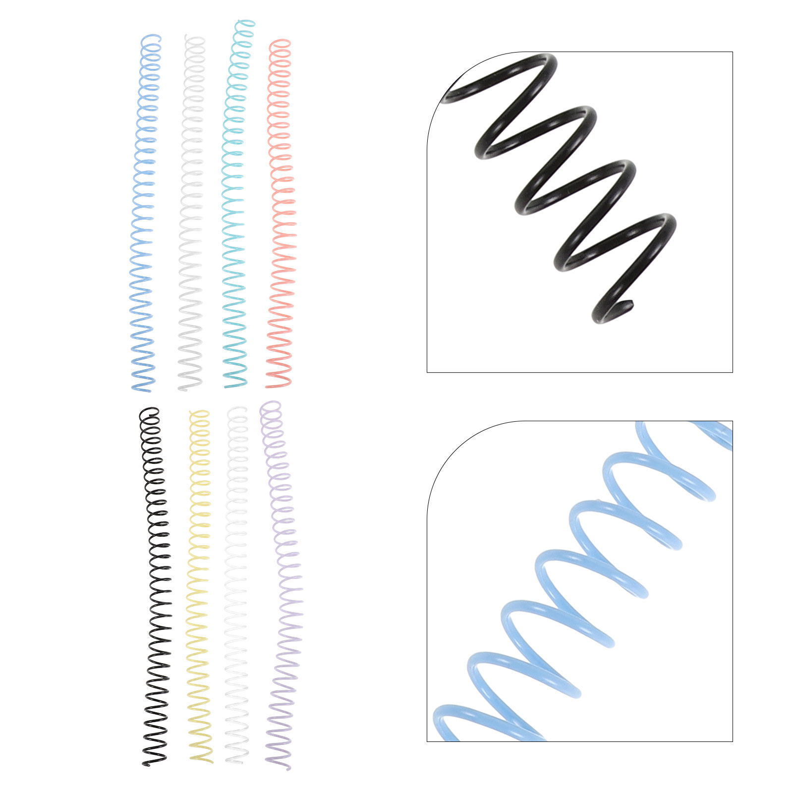 8 Pezzi Anelli a Spirale per R - Binding Comb Plastic recensione e prezzo