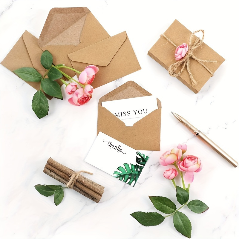 50/100 pz Buste di Carta Kraft - Letter Envelope Kraft recensione e prezzo