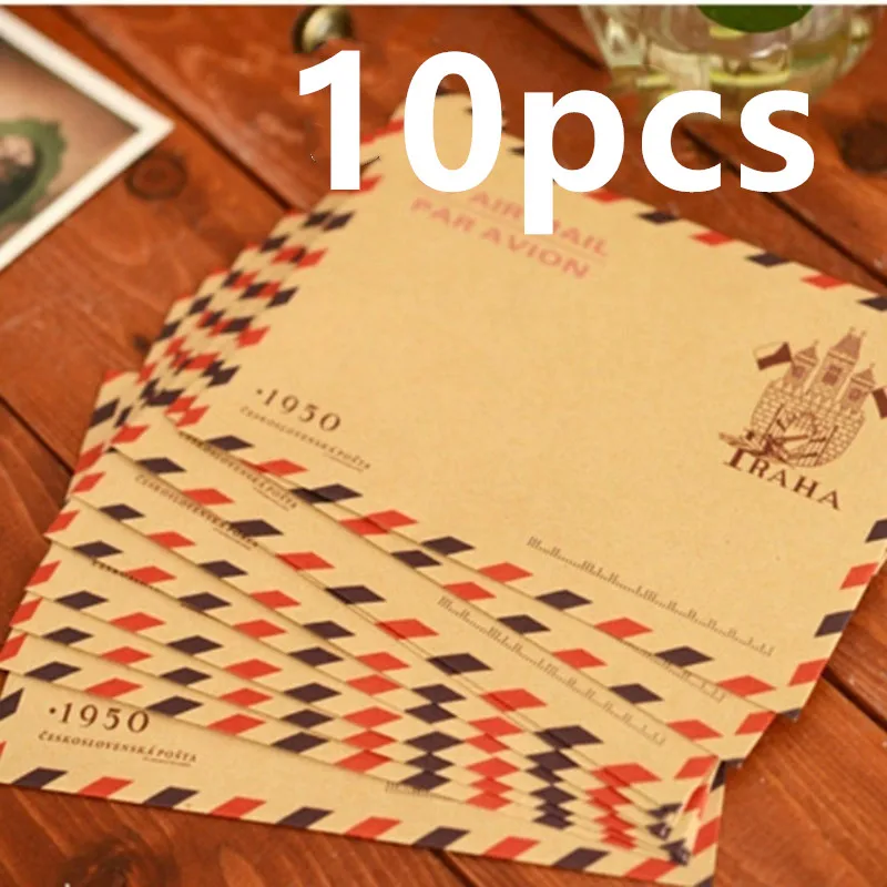 10 pz 9.7*7.5 cm Retro Popolar - Letter Envelope Kraft recensione e prezzo