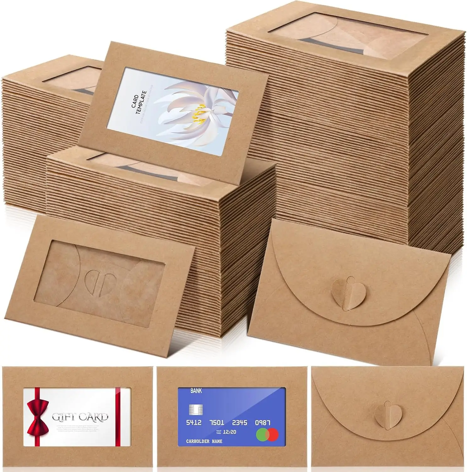 50 pz/lotto 10.5X7 cm Busta Ca - Letter Envelope Kraft recensione e prezzo