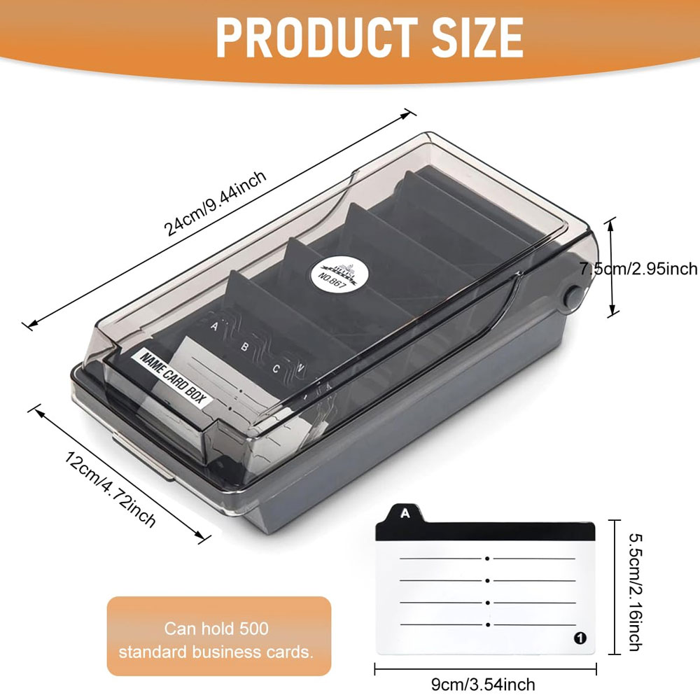 Scatola porta biglietti da vis - Index Tab Divider recensione e prezzo