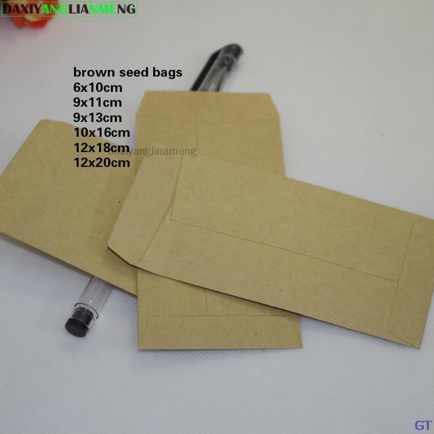 100 pz 6*10 10*16 9*1312*20cm  - Letter Envelope Kraft recensione e prezzo