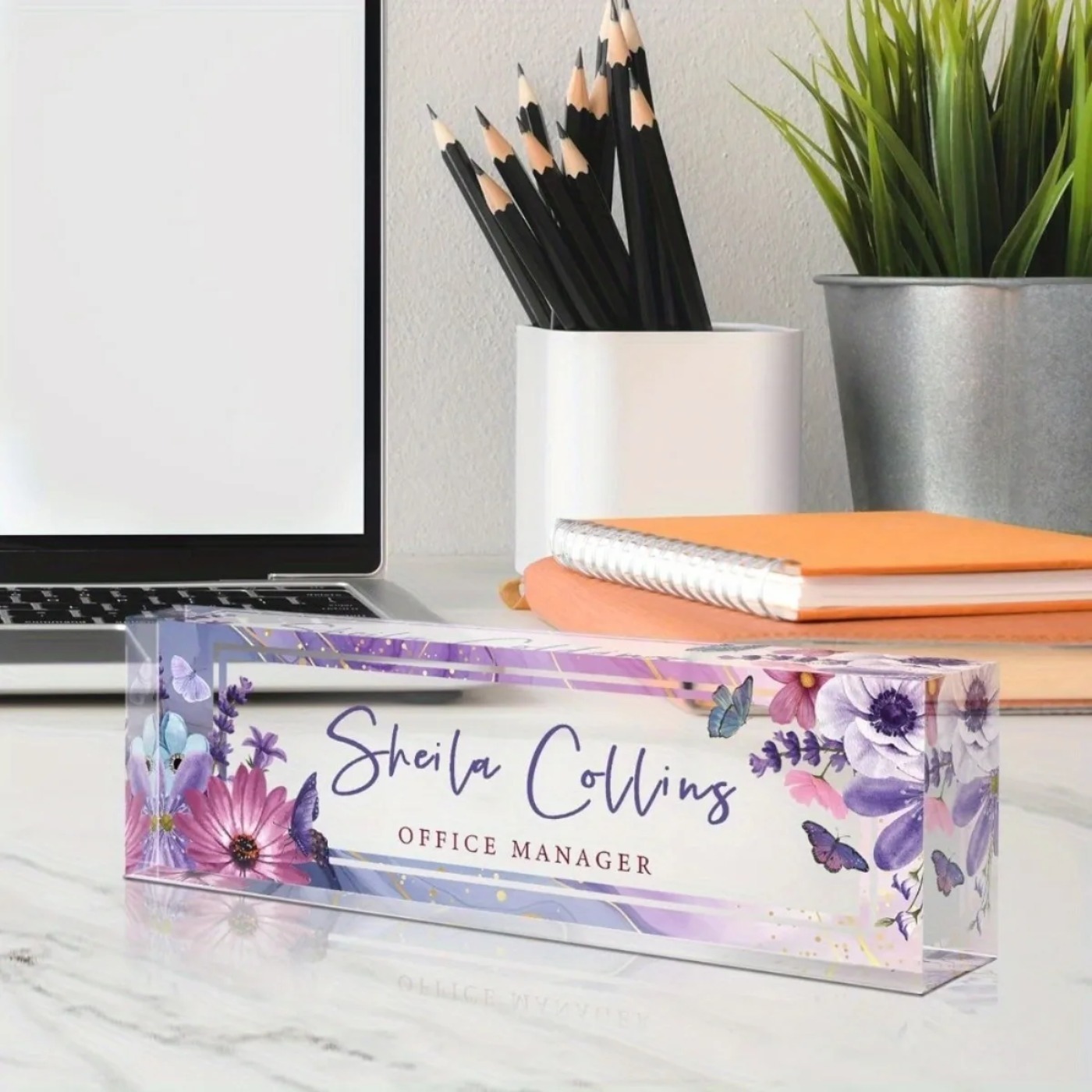 [2D Piatto] Targhetta da Scriv - Desk Name Plate recensione e prezzo
