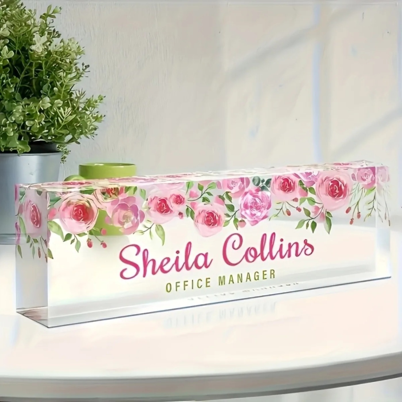 [2D Piatto] Targhetta da Scriv - Desk Name Plate recensione e prezzo