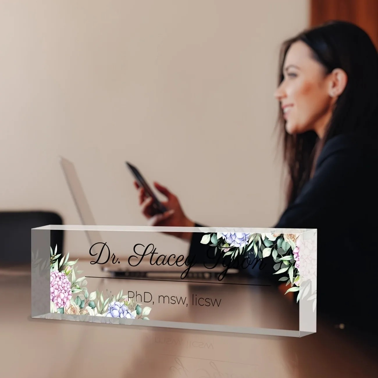 Targhetta da scrivania 2D piat - Desk Name Plate recensione e prezzo
