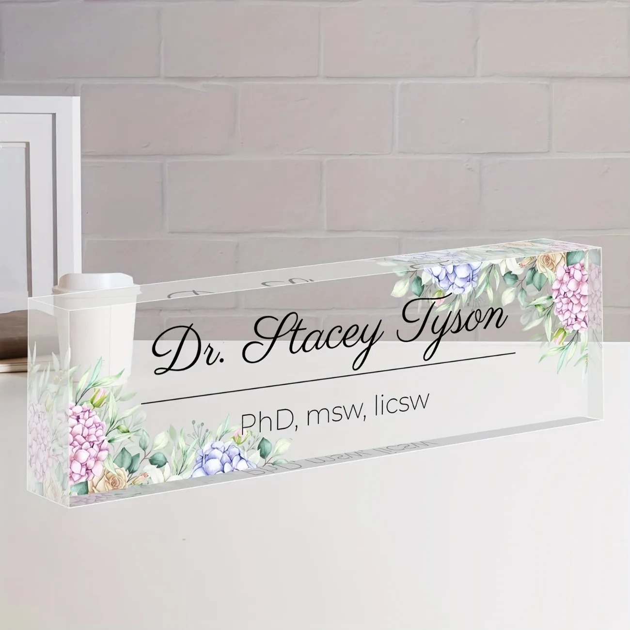 Targhetta da scrivania 2D piat - Desk Name Plate recensione e prezzo