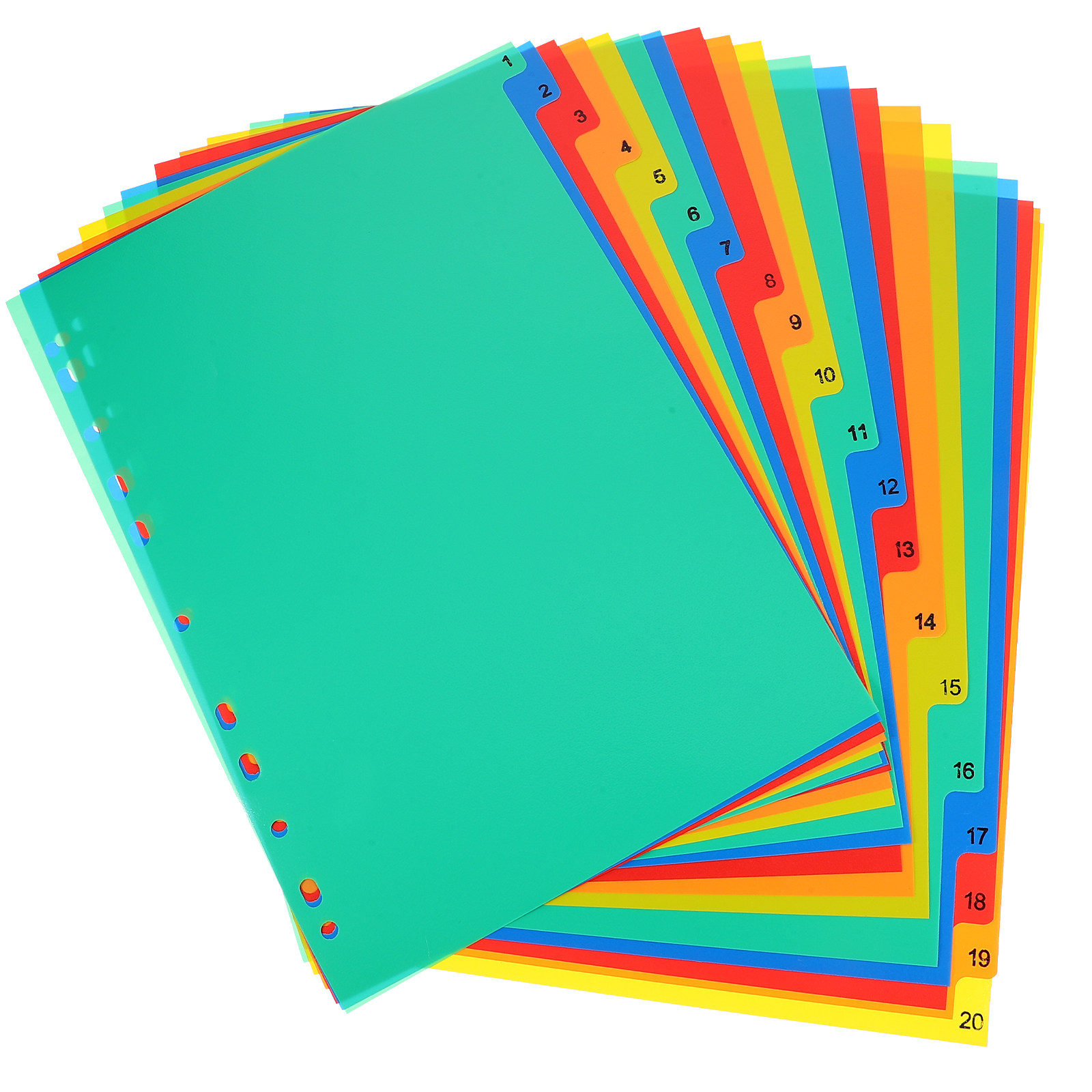 20 Pezzi Divisori Colorati Est - Index Tab Divider recensione e prezzo