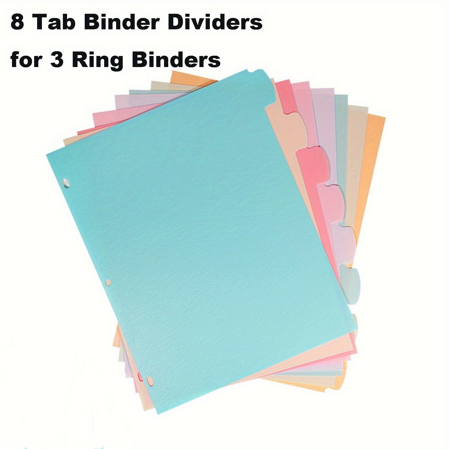 8 divisori per raccoglitori a  - Index Tab Divider recensione e prezzo