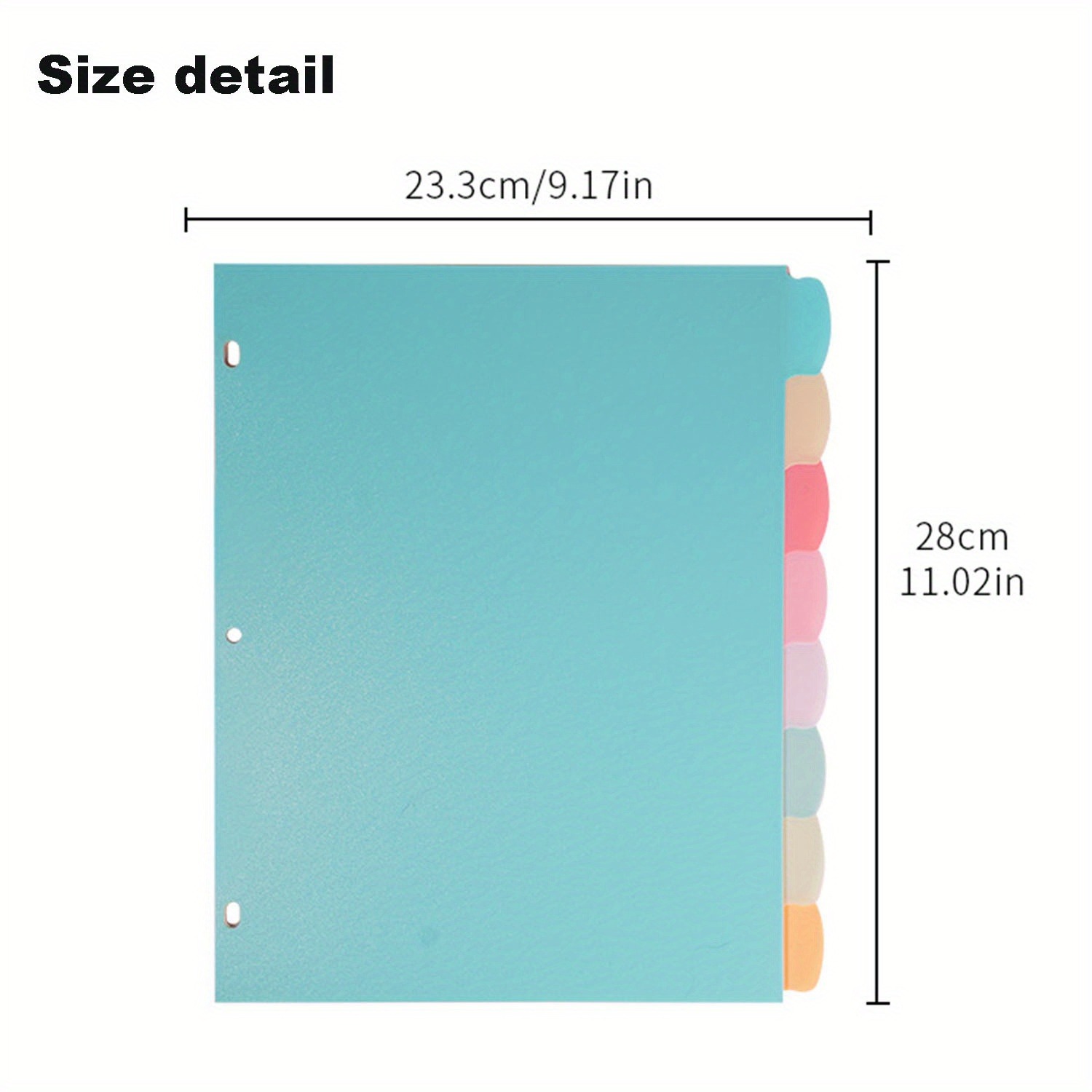 8 divisori per raccoglitori a  - Index Tab Divider recensione e prezzo
