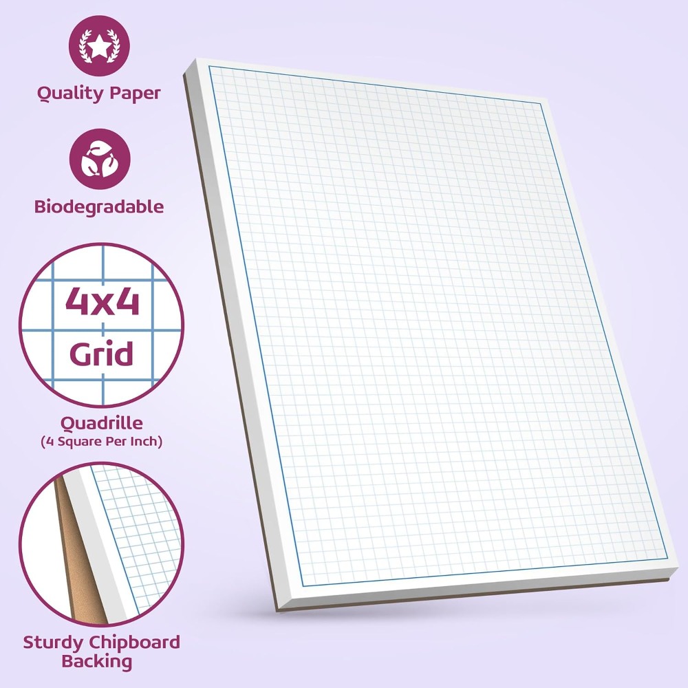 Blocco di Carta a Quadretti 8. - Graph Paper Pad recensione e prezzo
