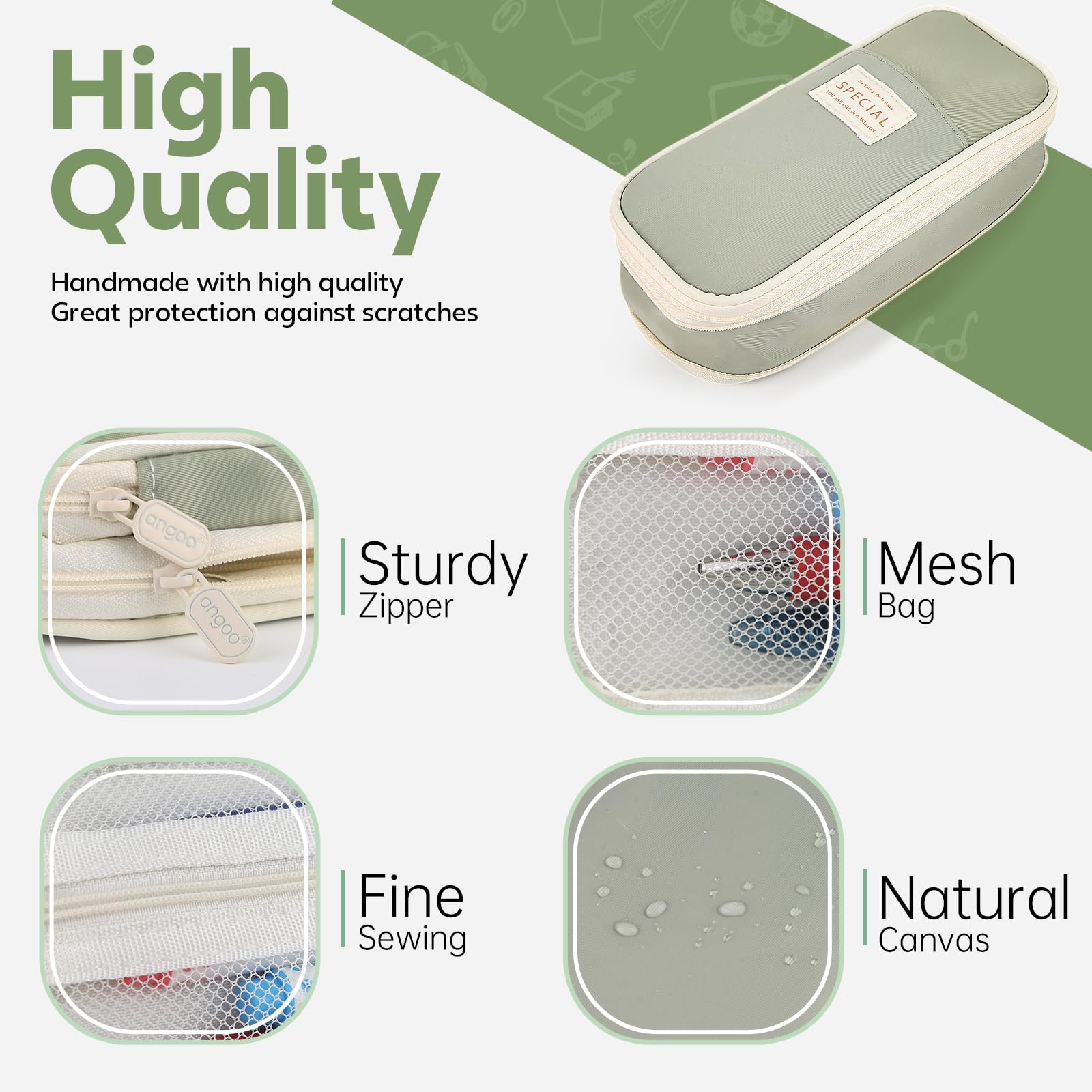 Astuccio verde di grande capac - Ideal Stationery & Office Supply recensione e prezzo