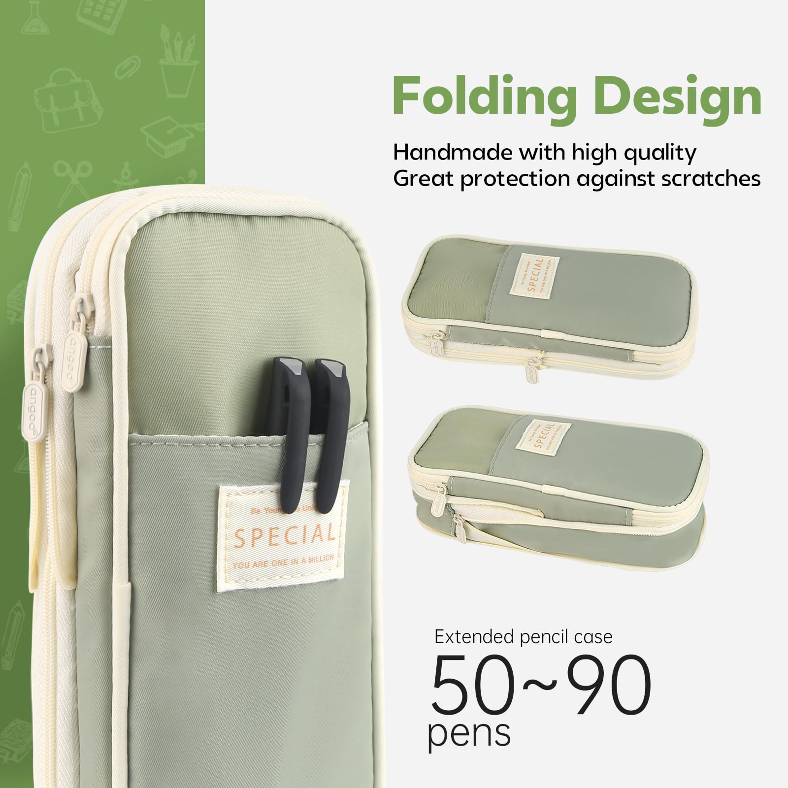 Astuccio verde di grande capac - Ideal Stationery & Office Supply recensione e prezzo