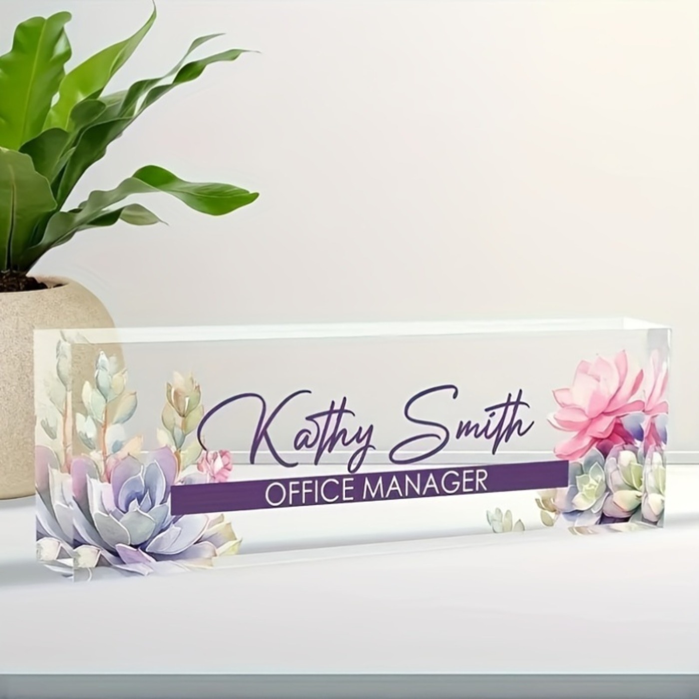 Targa da scrivania personalizz - Desk Name Plate recensione e prezzo