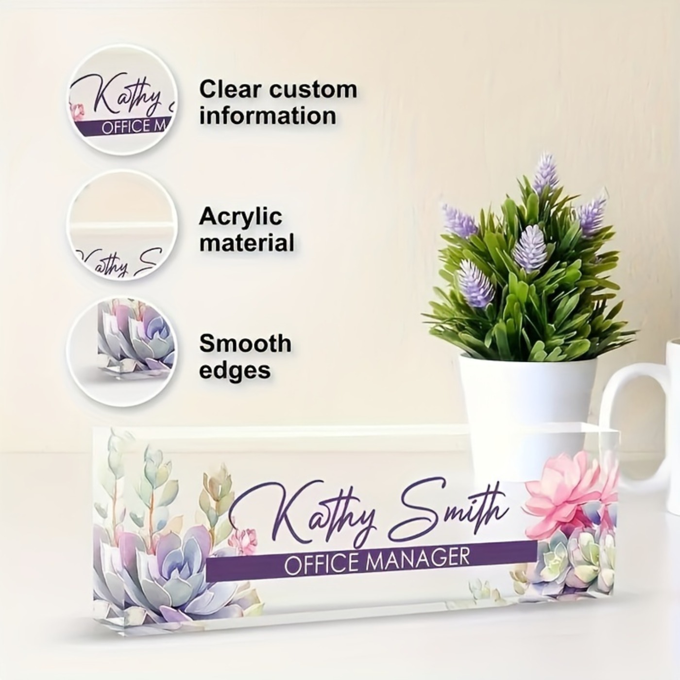 Targa da scrivania personalizz - Desk Name Plate recensione e prezzo