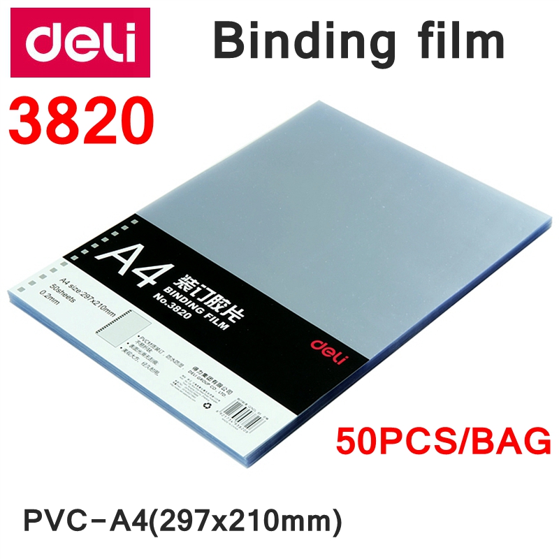 50 Pezzi Deli 3820 A4 Pellicol - Binding Comb Plastic recensione e prezzo